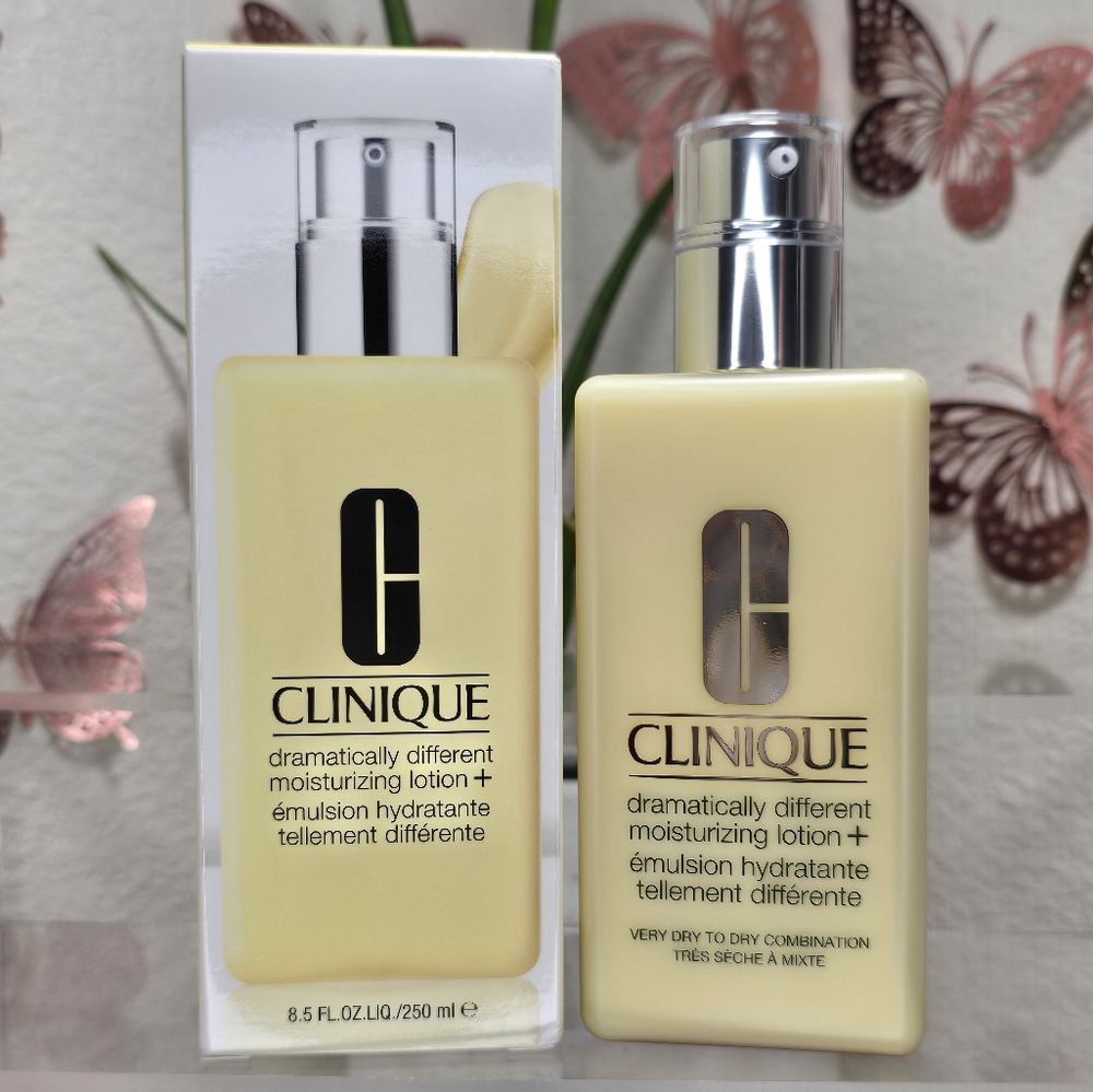 Clinique Dramatically Different Moisturizing Lotion+ - JUMBO 8.5 oz for DRY SKIN